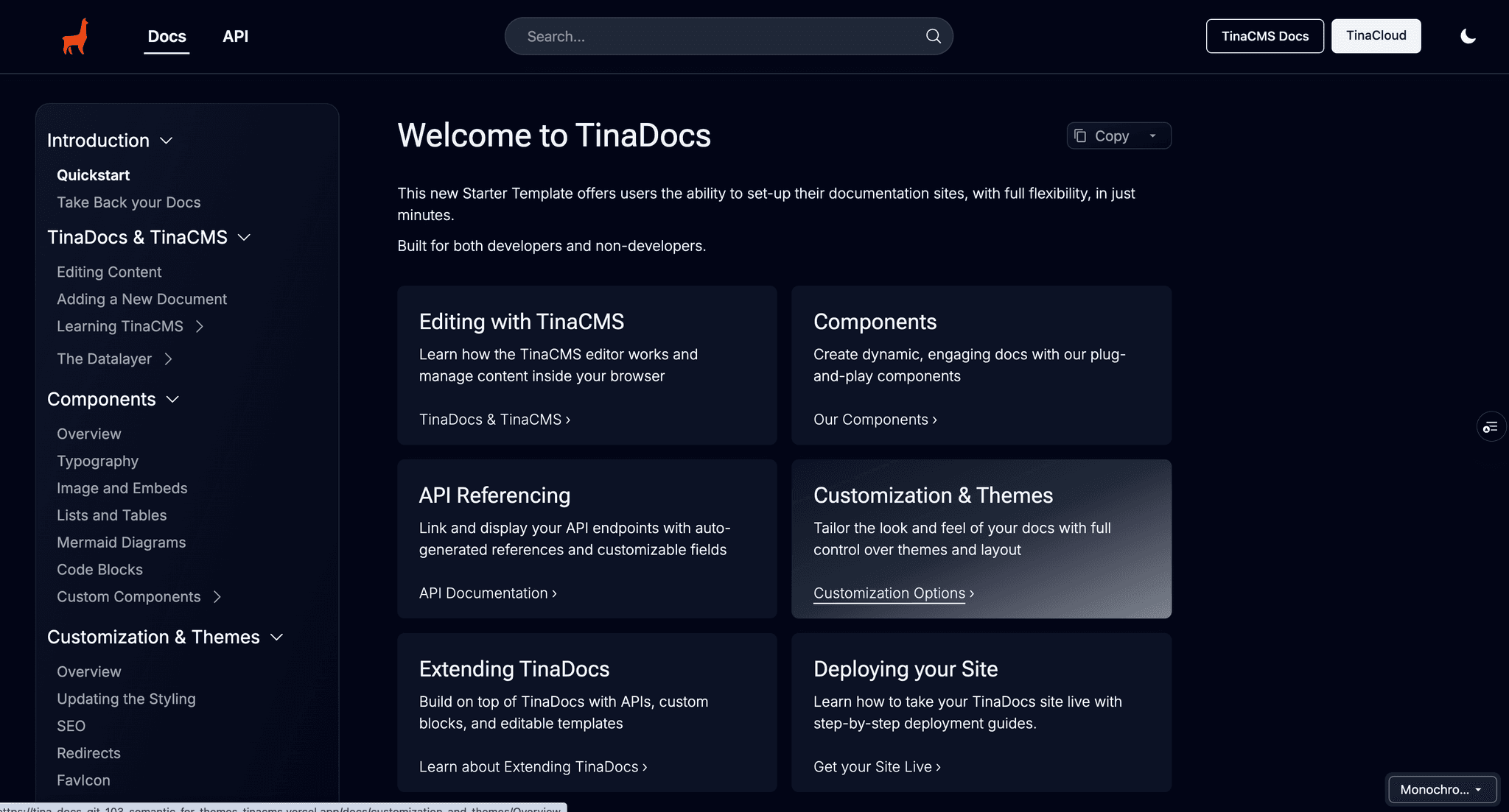 TinaDocs